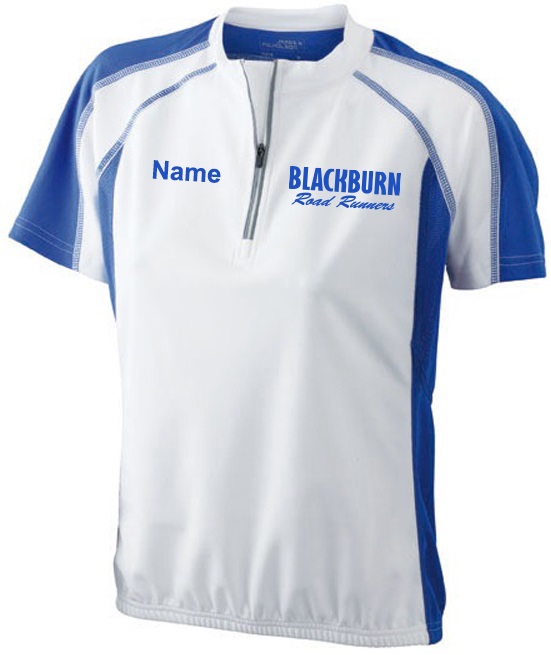 Blackburn Road Runners Ladies Contrast Bike T-shirt (JN419)
