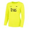 Lancaster & Morecambe Yellow Womens Long Sleeved Performance Tshirt JC012
