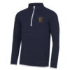 Withnell Fold Unisex Navy ½ zip Sweatshirt (JC031)
